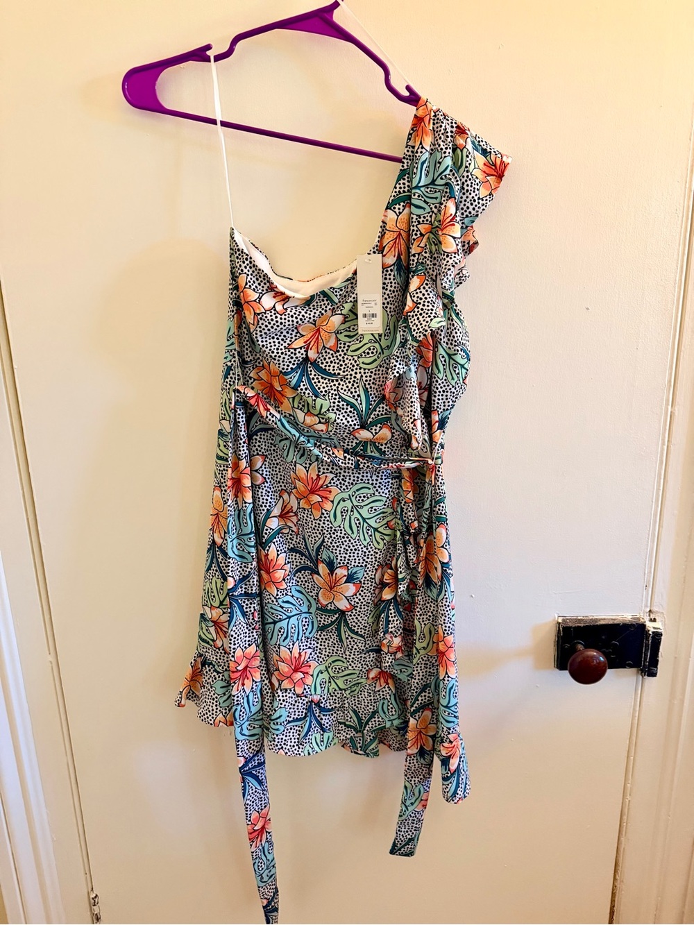 Francesca’s One Shoulder Mini Dress